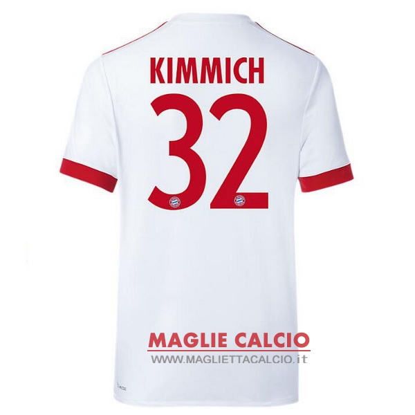 nuova maglietta bayern munich 2017-2018 kimmich 32 terza